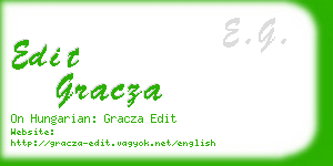 edit gracza business card